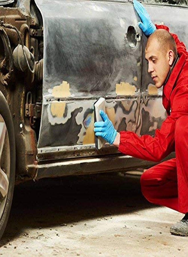 SANDCASTLE ورق صنفرة مقاوم للماء للاستخدام الجاف والرطب من ساندكاسل - 16 ورقة بدرجات خشونة متنوعة (150/220/320/400/800/1200/1500/2000) | ورق صنفرة من كربيد السيليكون للخشب والمعادن وهياكل السيارات والجدران والتلميع - أسود، 9×11 بوصة - Image 5